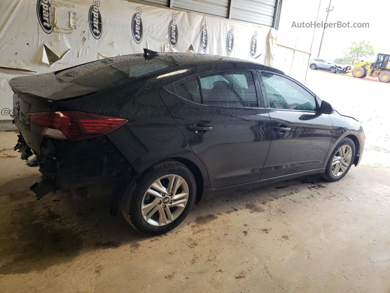 2019 Hyundai Elantra Sel Black vin: KMHD84LFXKU785233