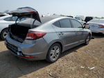 2019 Hyundai Elantra Sel Gray vin: KMHD84LFXKU796376