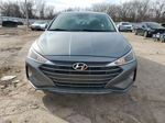 2019 Hyundai Elantra Sel Gray vin: KMHD84LFXKU809241