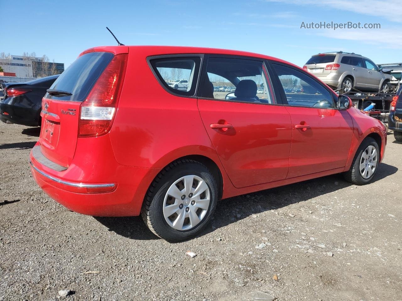 2011 Hyundai Elantra Touring Gls Red vin: KMHDB8AE0BU088320