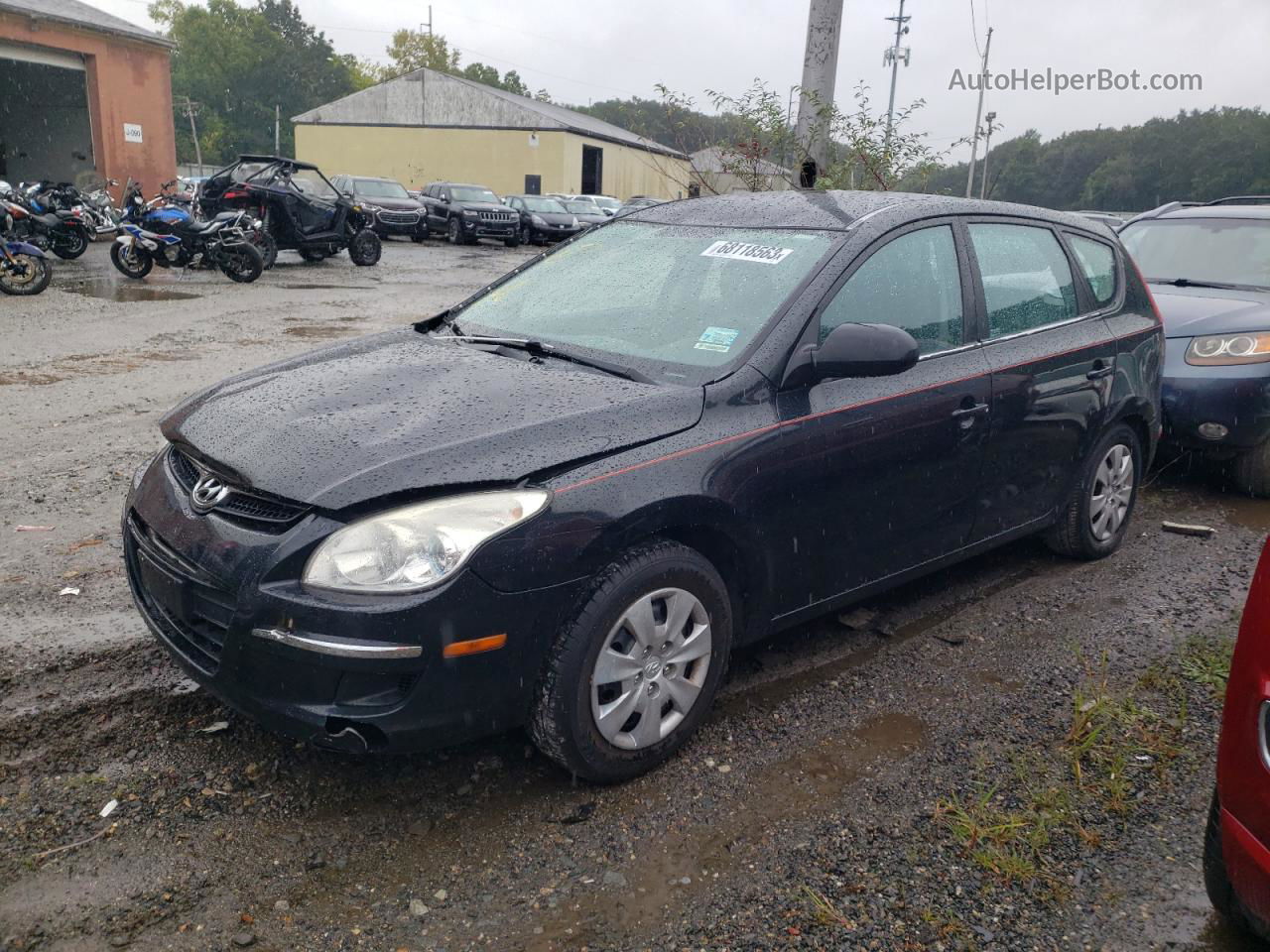 2010 Hyundai Elantra Touring Gls Черный vin: KMHDB8AE1AU063411