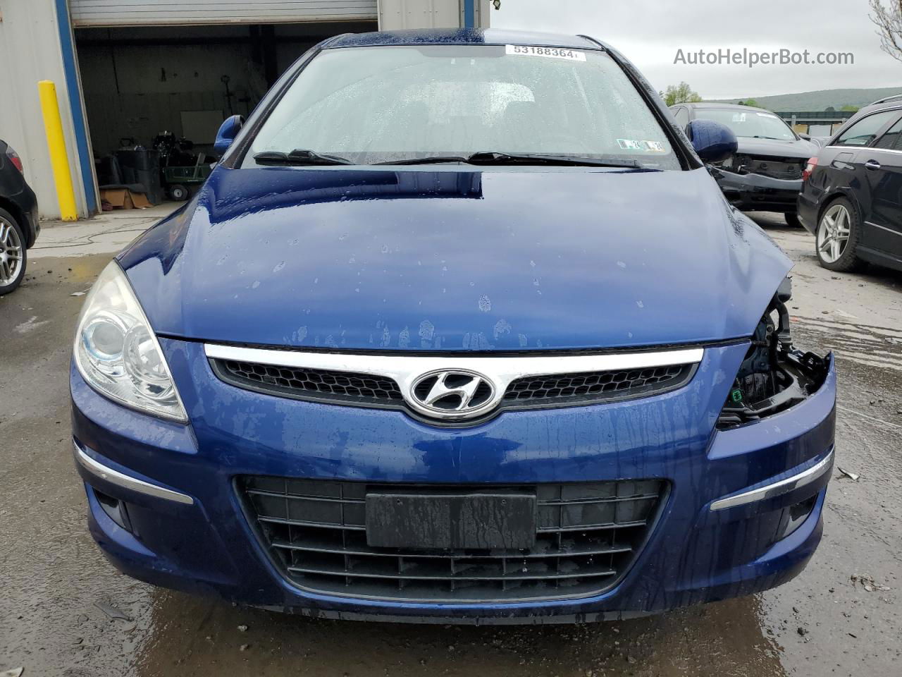 2011 Hyundai Elantra Touring Gls Blue vin: KMHDB8AE1BU108882