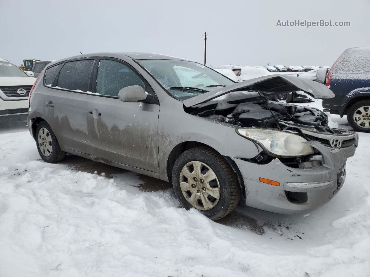 2011 Hyundai Elantra Touring Gls Серый vin: KMHDB8AE2BU112083