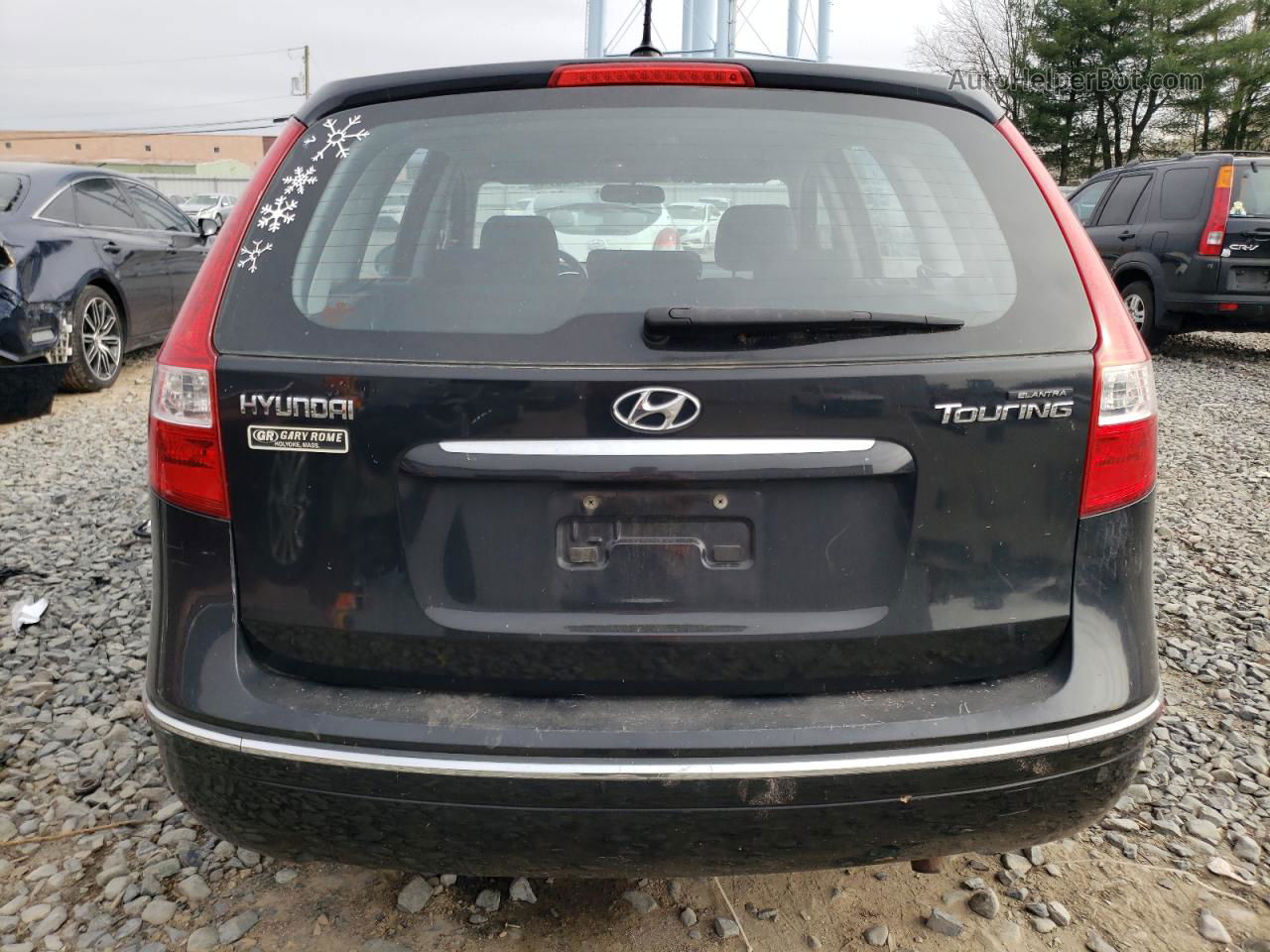 2010 Hyundai Elantra Touring Gls Black vin: KMHDB8AE3AU053155