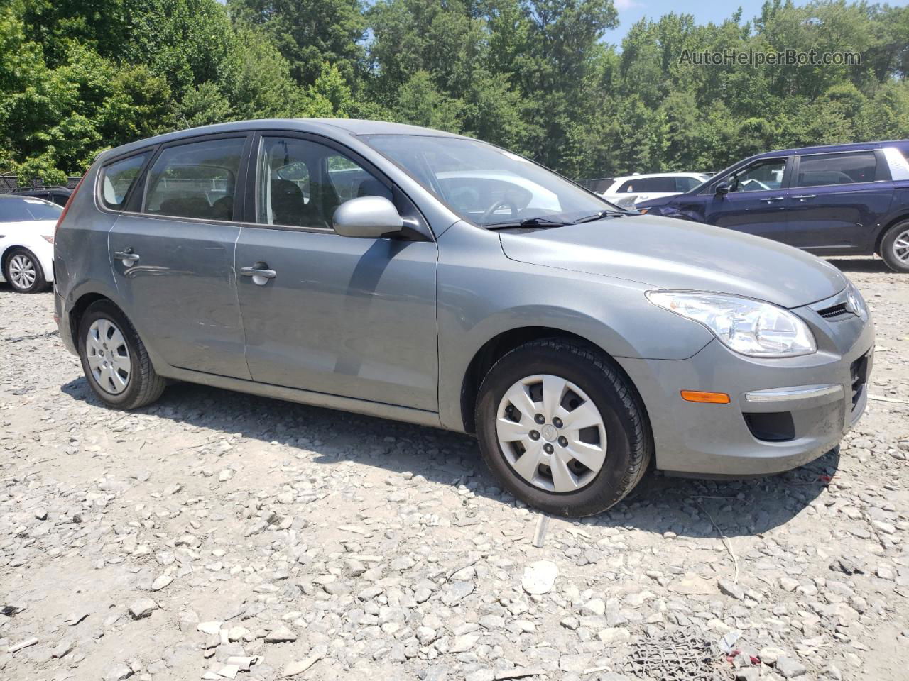 2010 Hyundai Elantra Touring Gls Gray vin: KMHDB8AE4AU084396