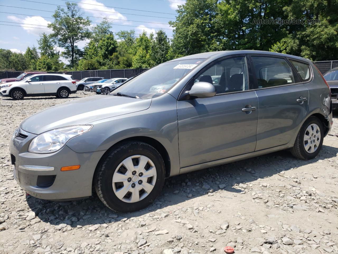 2010 Hyundai Elantra Touring Gls Gray vin: KMHDB8AE4AU084396