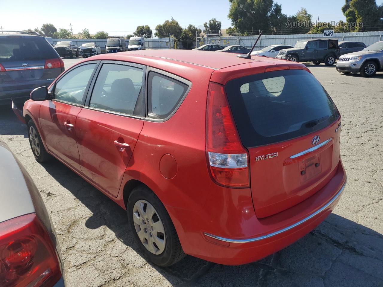 2010 Hyundai Elantra Touring Gls Red vin: KMHDB8AE7AU084425