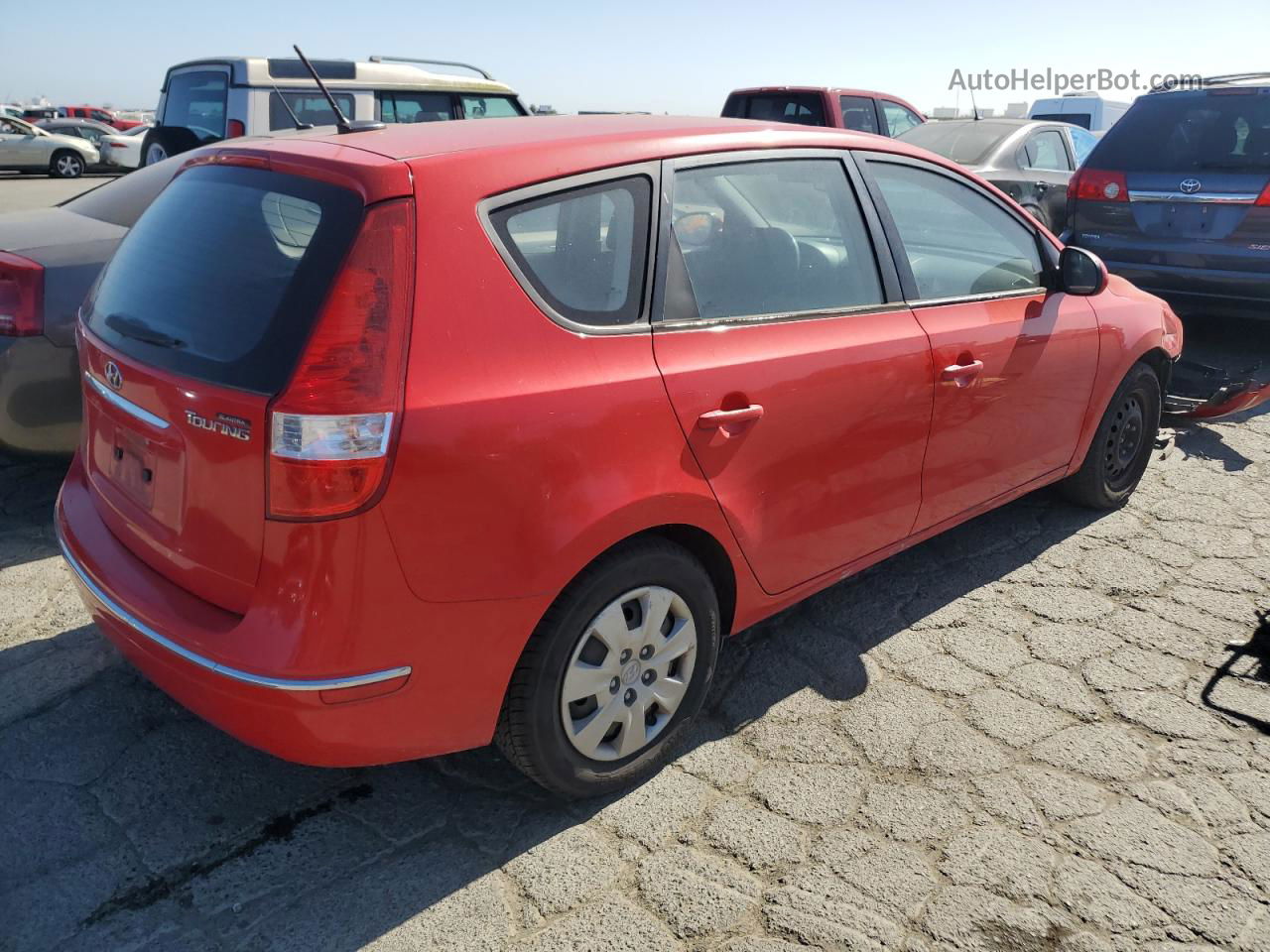 2010 Hyundai Elantra Touring Gls Red vin: KMHDB8AE7AU084425