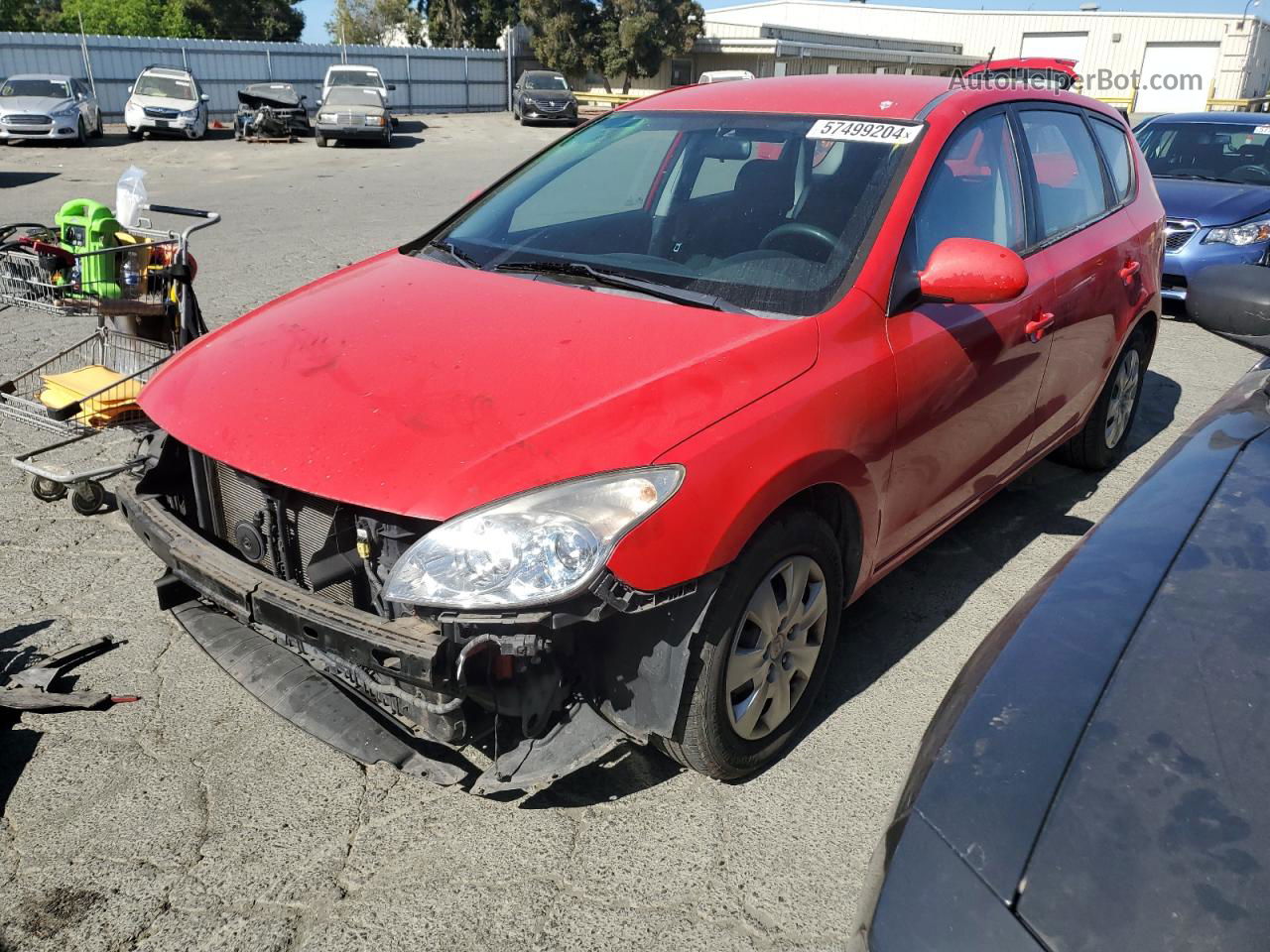 2010 Hyundai Elantra Touring Gls Red vin: KMHDB8AE7AU084425