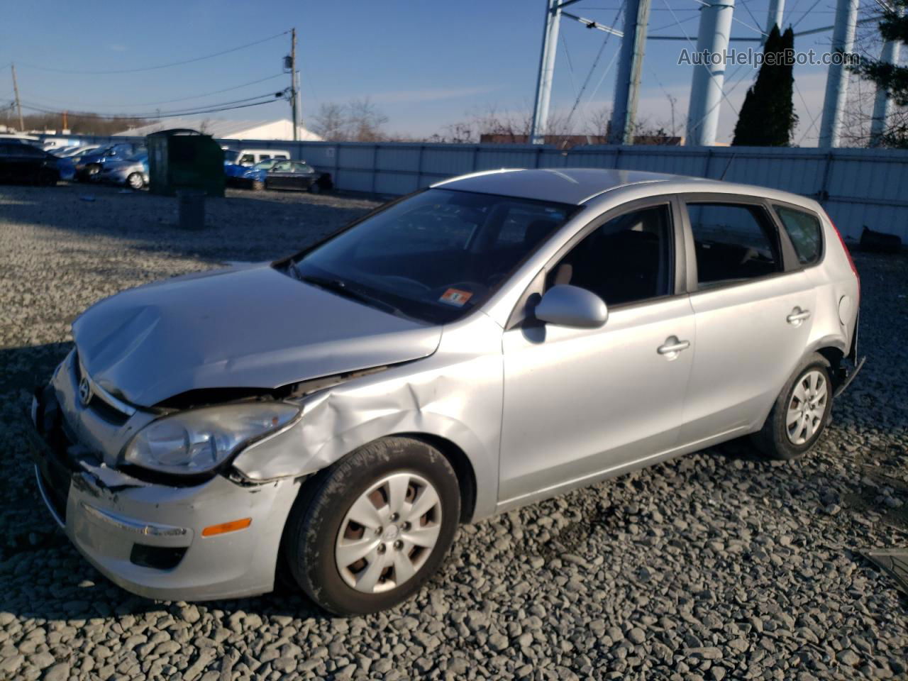 2010 Hyundai Elantra Touring Gls Silver vin: KMHDB8AE8AU075846