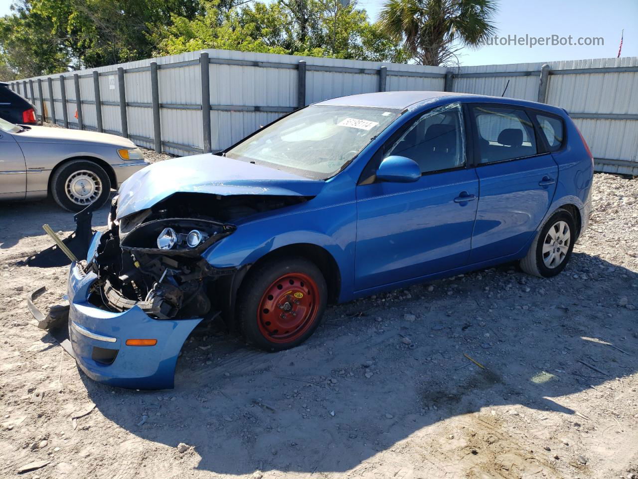 2011 Hyundai Elantra Touring Gls Blue vin: KMHDB8AE8BU119216