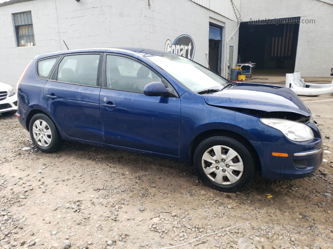 2011 Hyundai Elantra Touring Gls Blue vin: KMHDB8AE9BU108046