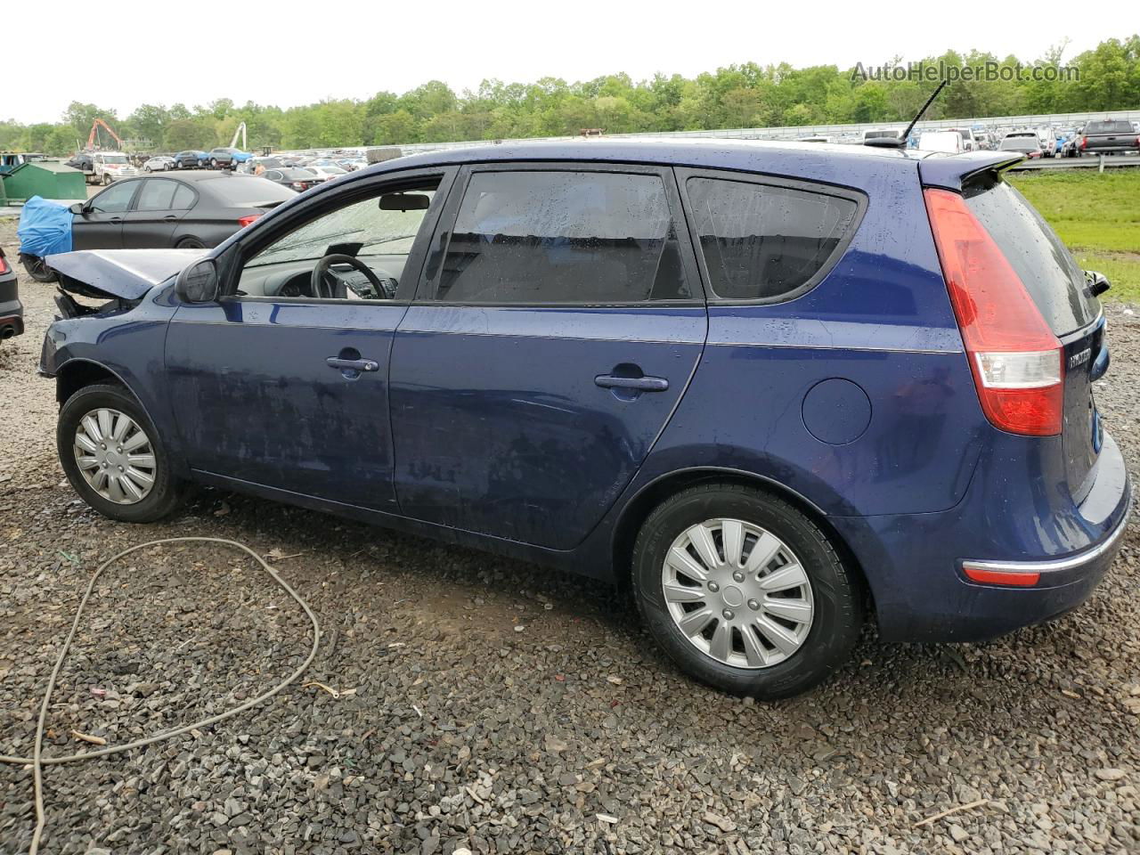 2011 Hyundai Elantra Touring Gls Blue vin: KMHDB8AEXBU092472