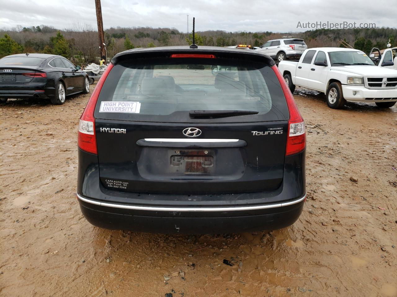 2011 Hyundai Elantra Touring Gls Black vin: KMHDB8AEXBU096134