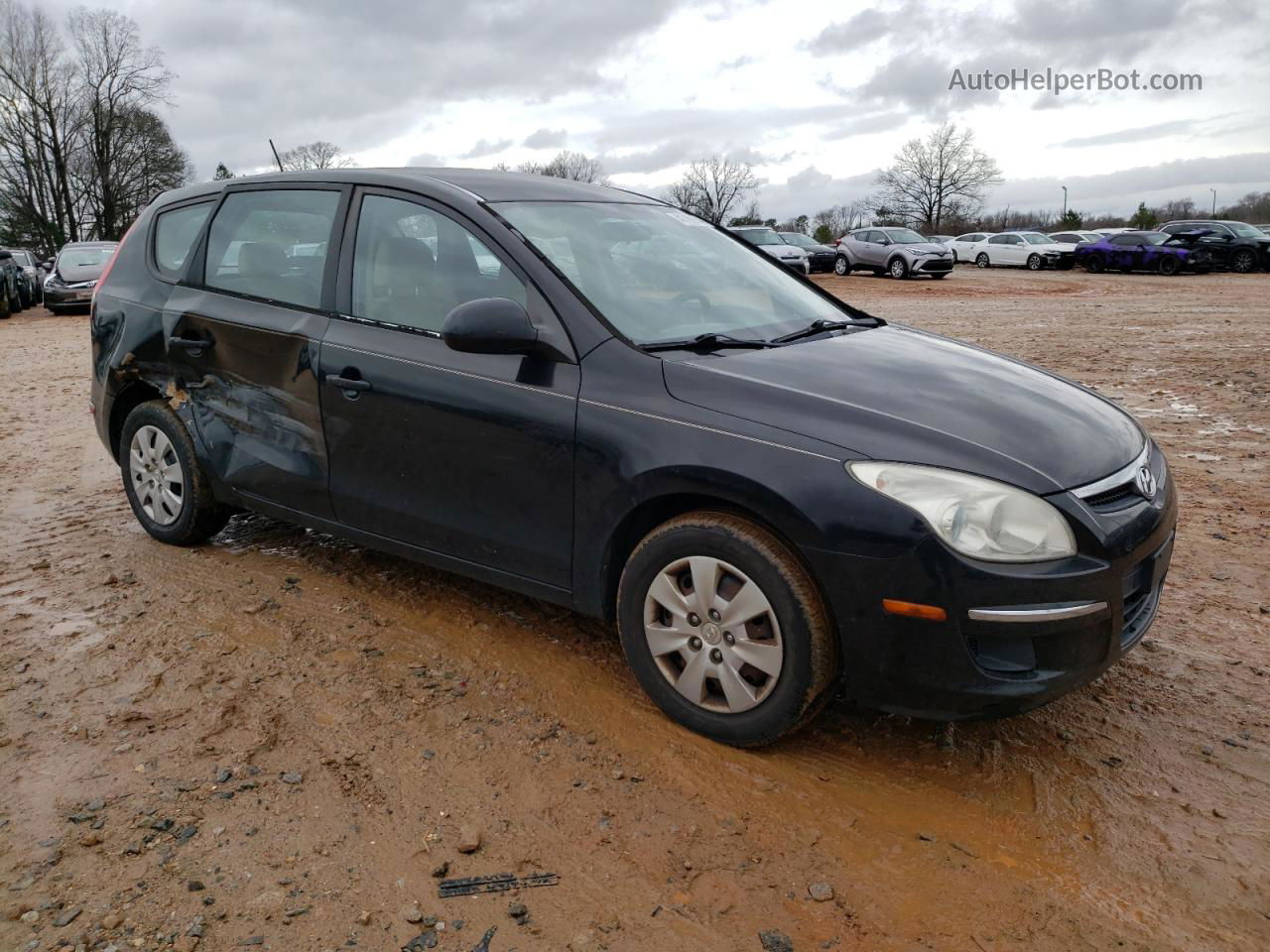 2011 Hyundai Elantra Touring Gls Black vin: KMHDB8AEXBU096134