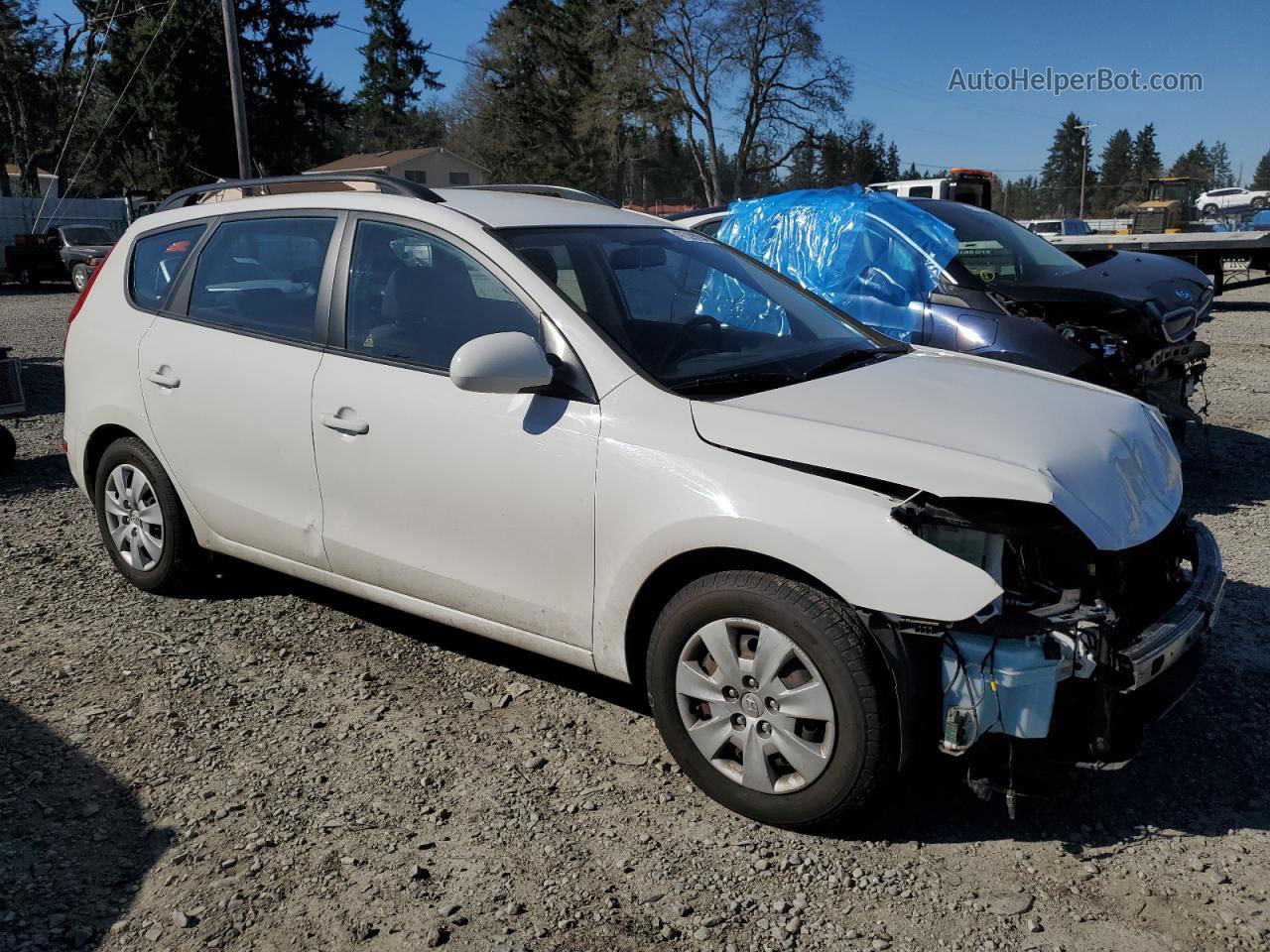 2010 Hyundai Elantra Touring Gls Белый vin: KMHDC8AE0AU060934