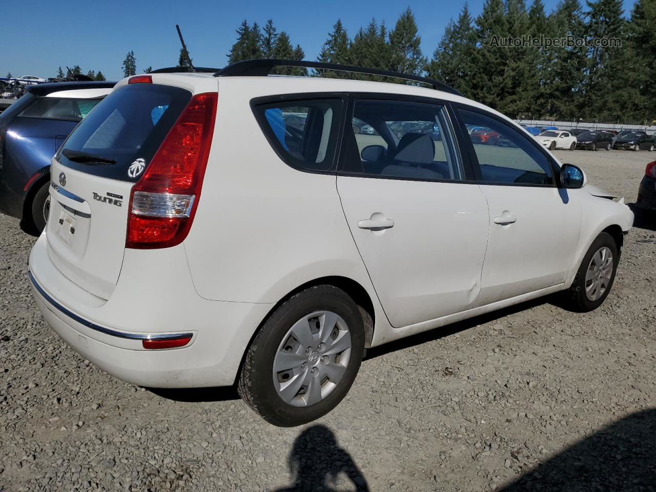 2010 Hyundai Elantra Touring Gls White vin: KMHDC8AE0AU060934