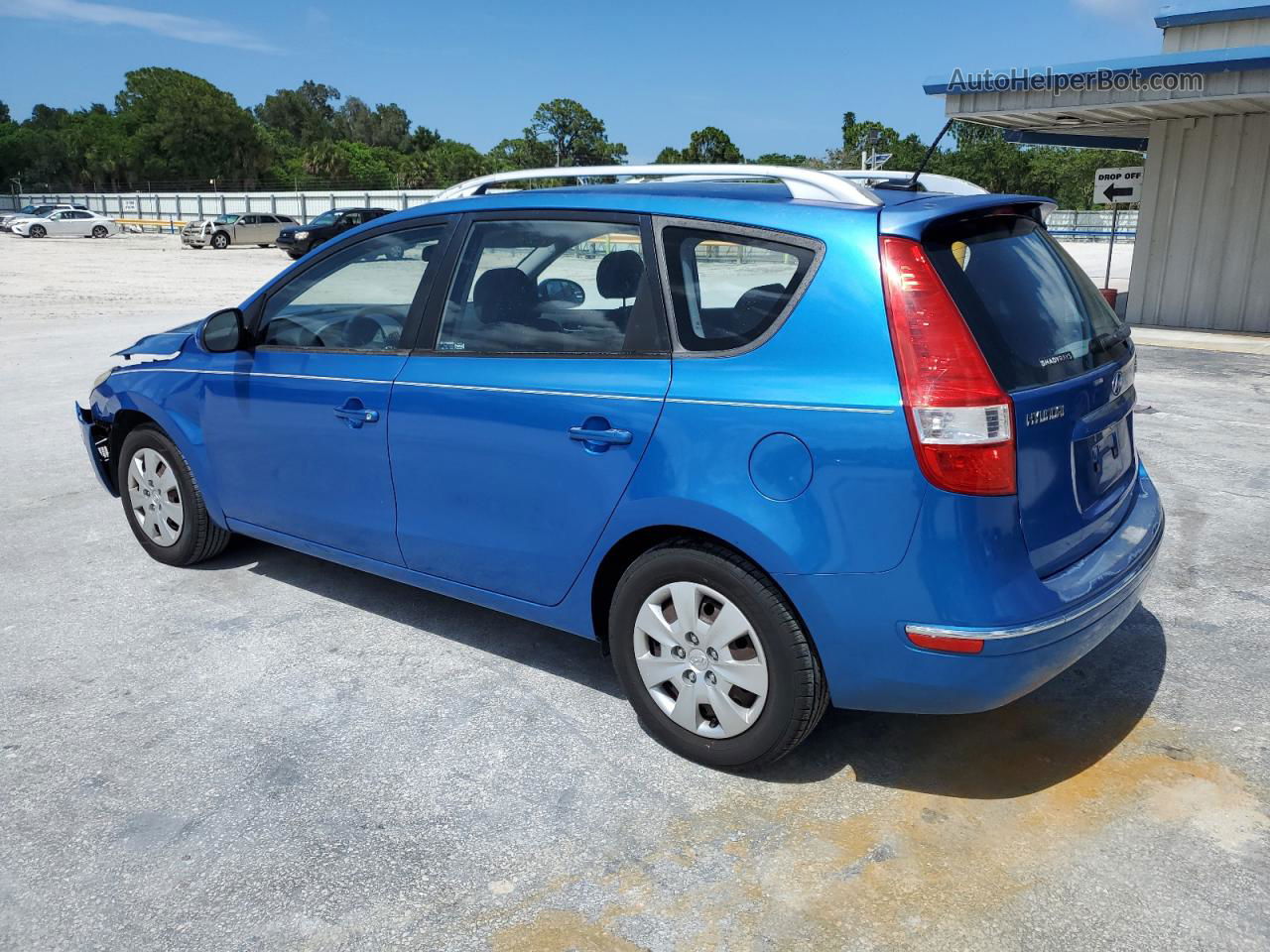 2011 Hyundai Elantra Touring Gls Blue vin: KMHDC8AE0BU121782