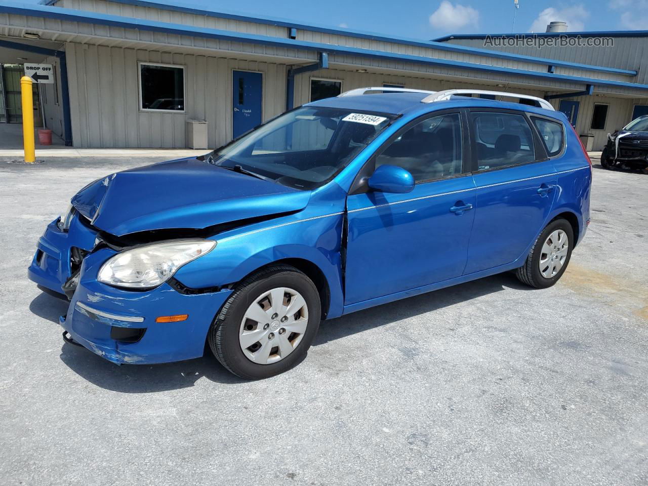 2011 Hyundai Elantra Touring Gls Blue vin: KMHDC8AE0BU121782