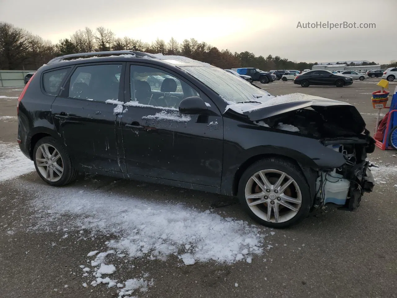 2012 Hyundai Elantra Touring Gls Black vin: KMHDC8AE0CU151009