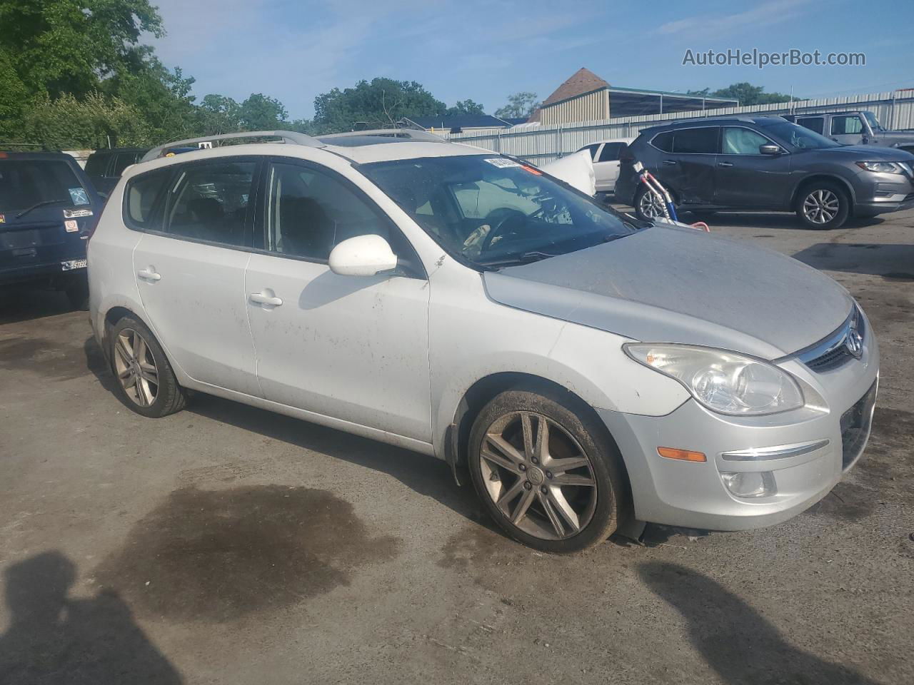 2011 Hyundai Elantra Touring Gls White vin: KMHDC8AE1BU097928