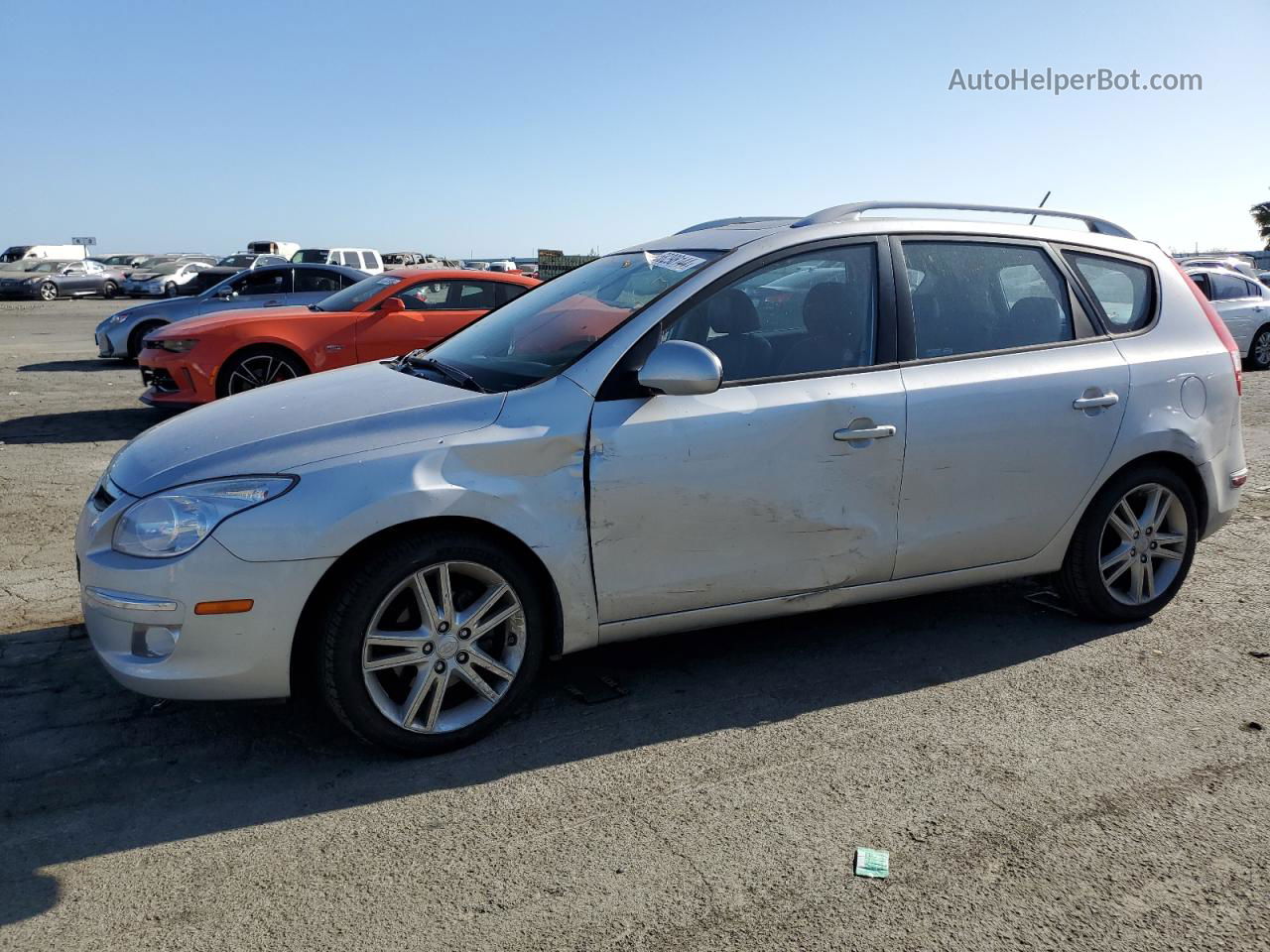 2011 Hyundai Elantra Touring Gls Silver vin: KMHDC8AE2BU098182