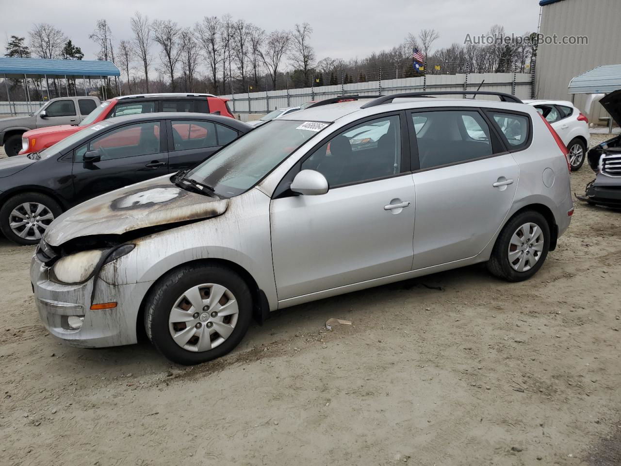 2010 Hyundai Elantra Touring Gls Silver vin: KMHDC8AE3AU057428