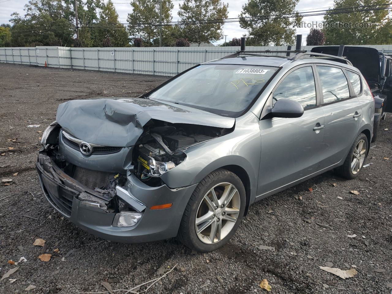 2010 Hyundai Elantra Touring Gls Gray vin: KMHDC8AE3AU079770