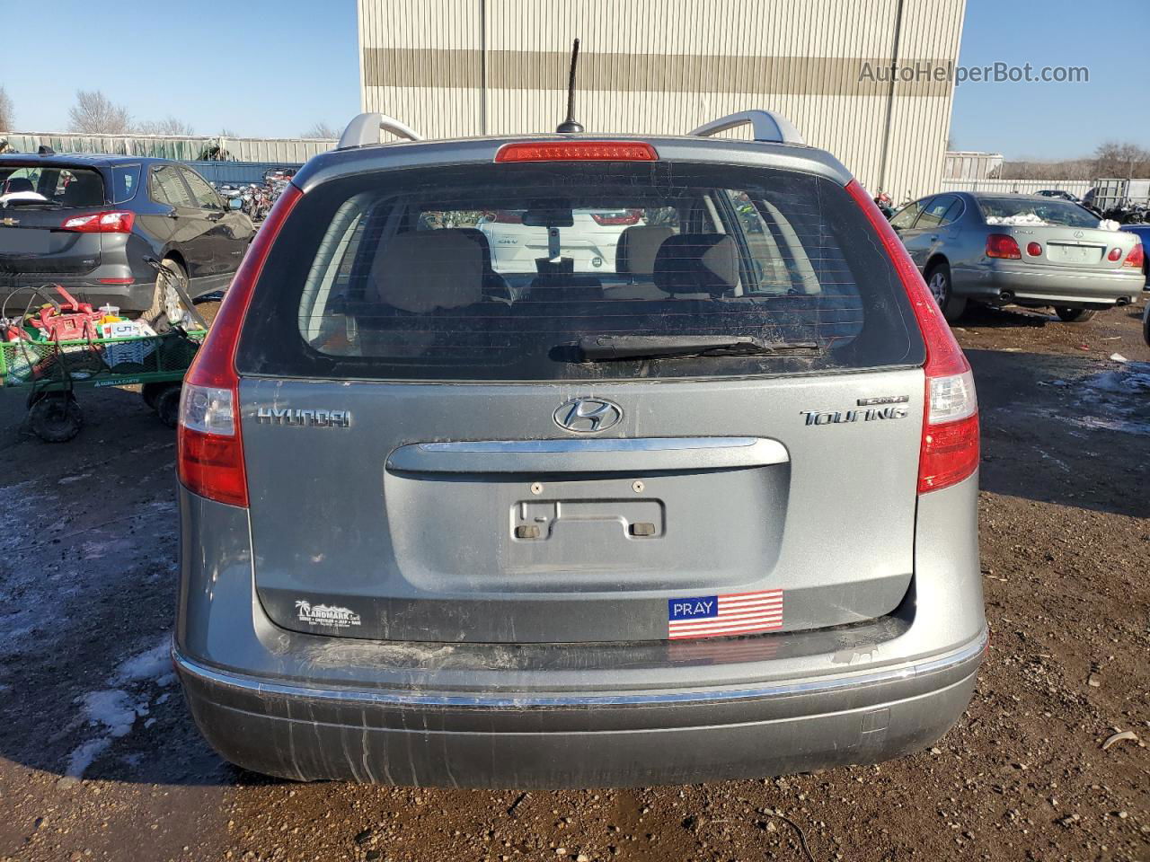 2011 Hyundai Elantra Touring Gls Серый vin: KMHDC8AE4BU090035