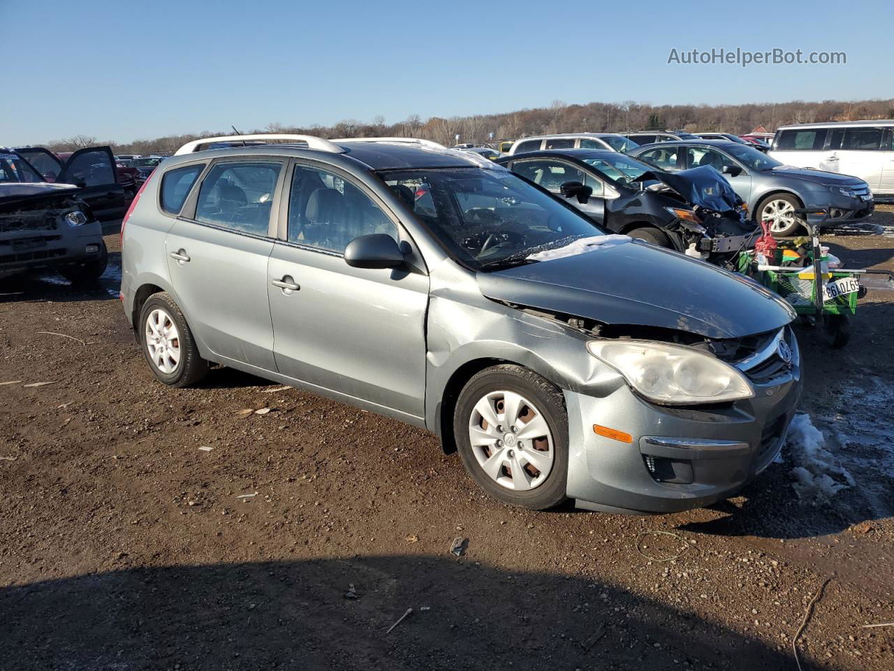 2011 Hyundai Elantra Touring Gls Gray vin: KMHDC8AE4BU090035