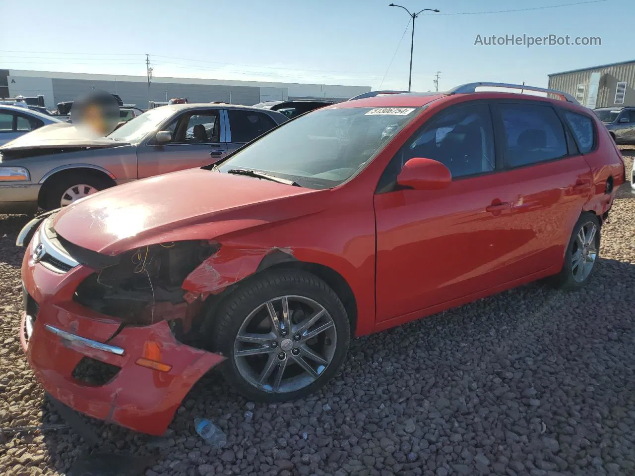 2011 Hyundai Elantra Touring Gls Red vin: KMHDC8AE5BU097821