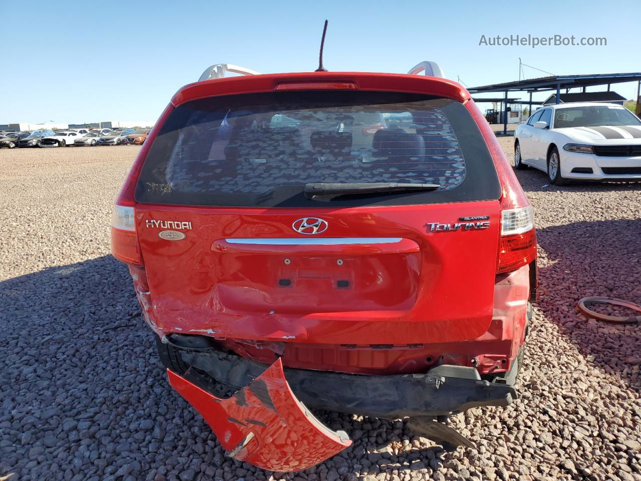 2011 Hyundai Elantra Touring Gls Red vin: KMHDC8AE5BU097821