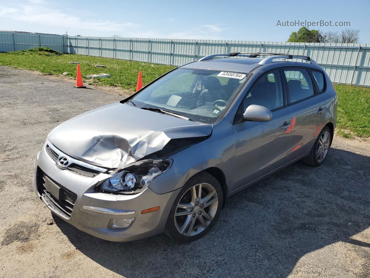 2012 Hyundai Elantra Touring Gls Silver vin: KMHDC8AE5CU142533