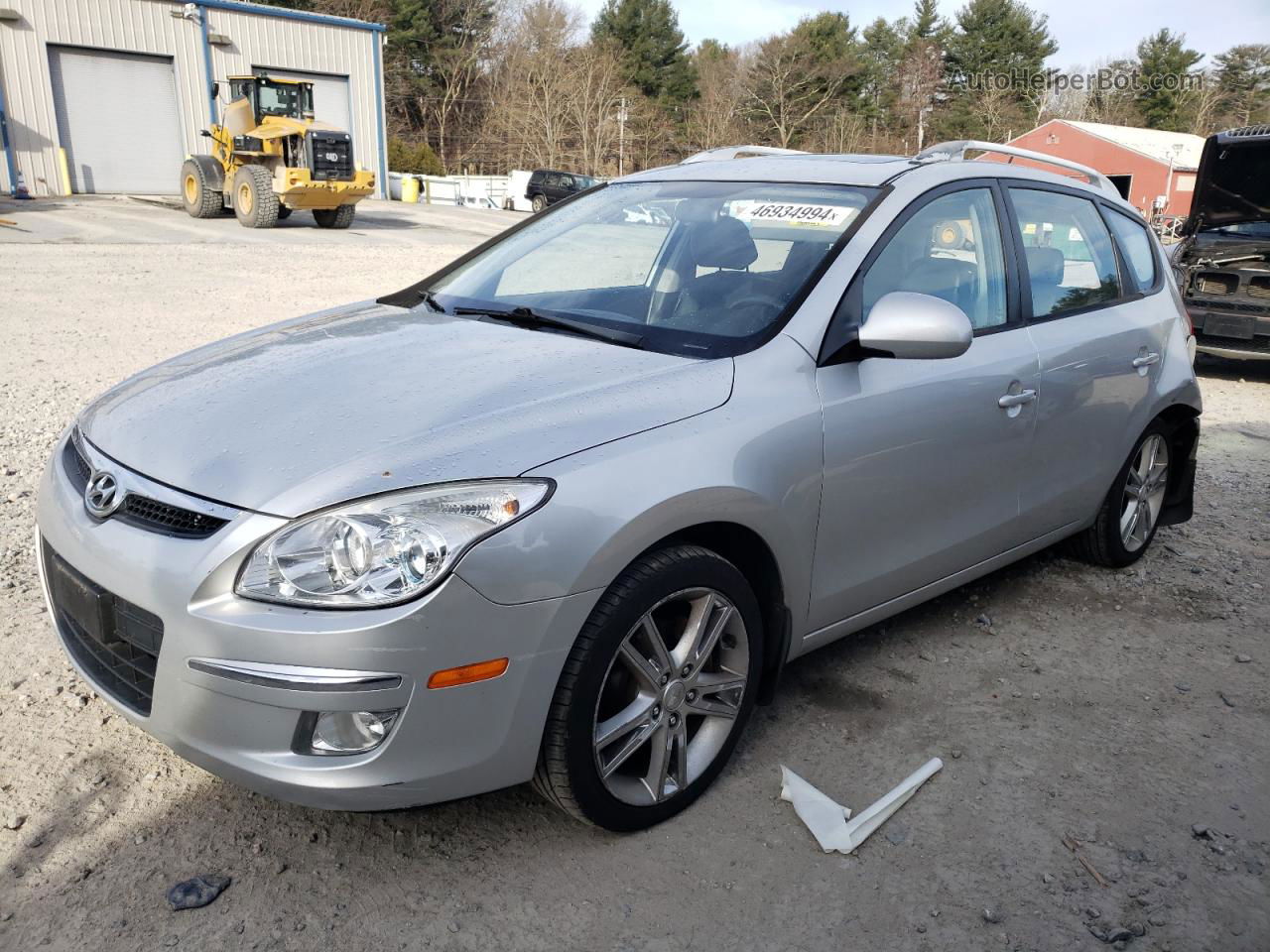 2012 Hyundai Elantra Touring Gls Silver vin: KMHDC8AE5CU150115