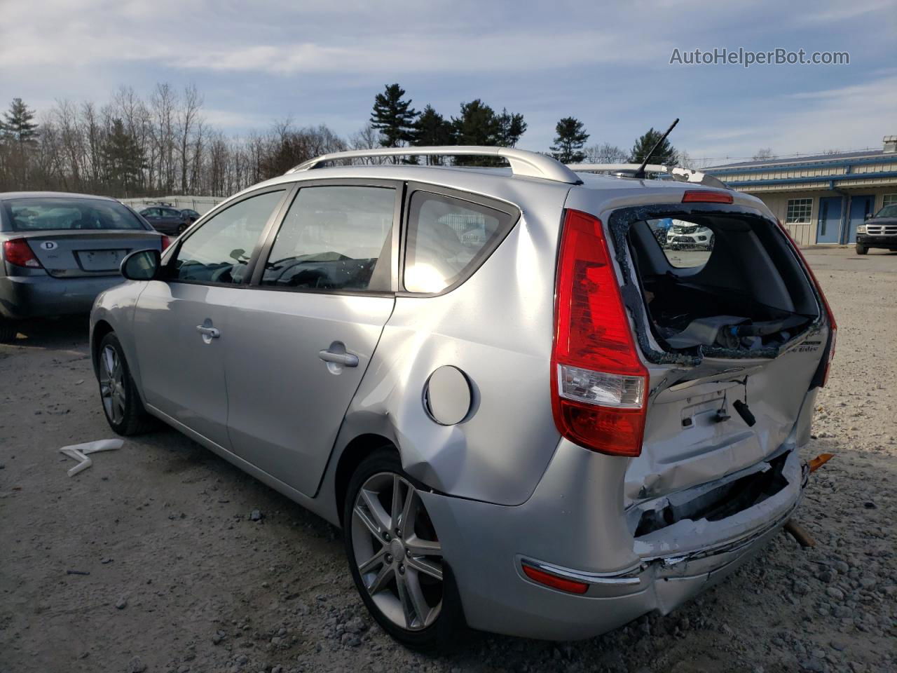 2012 Hyundai Elantra Touring Gls Silver vin: KMHDC8AE5CU150115