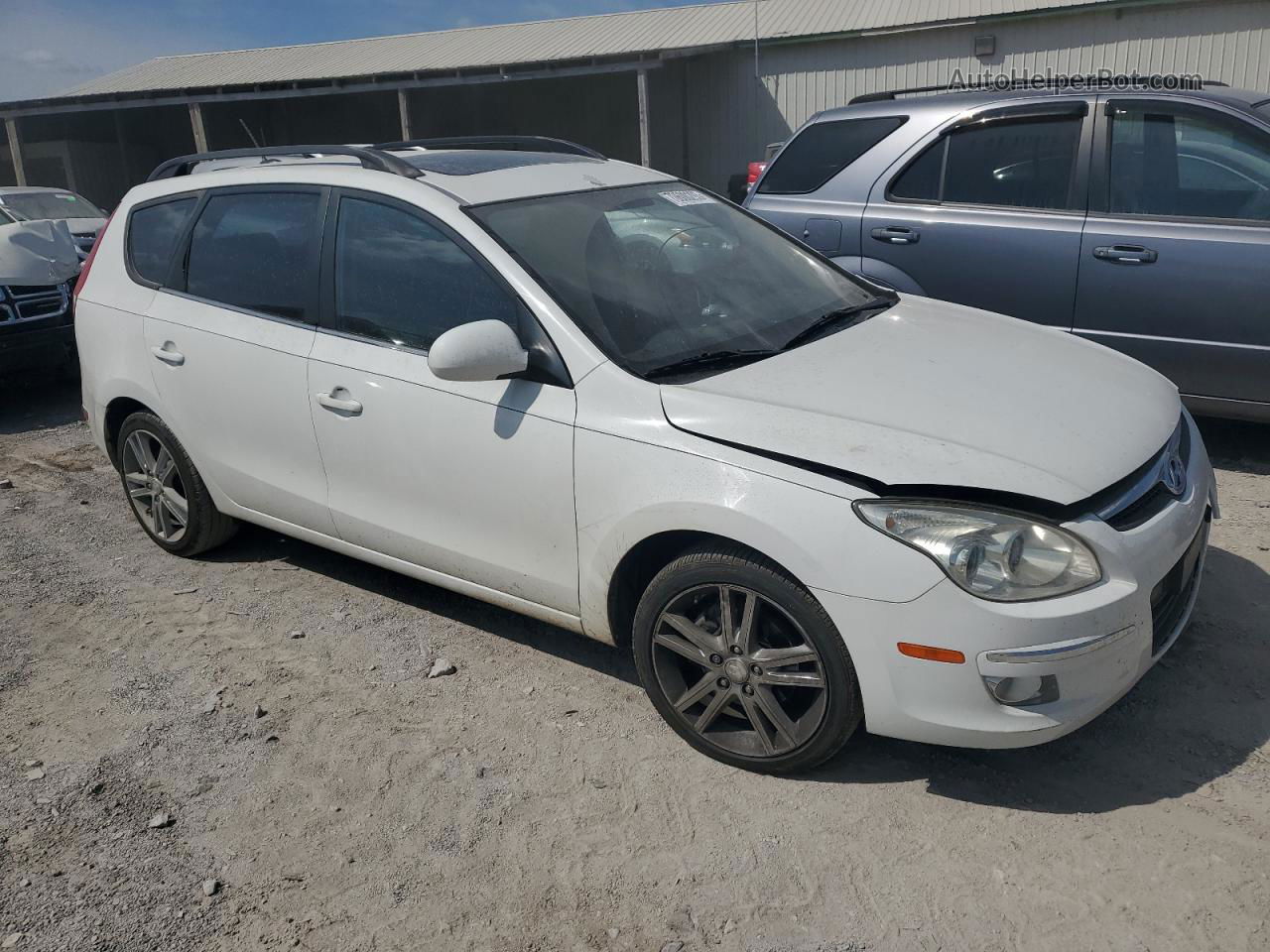 2010 Hyundai Elantra Touring Gls White vin: KMHDC8AE6AU072540