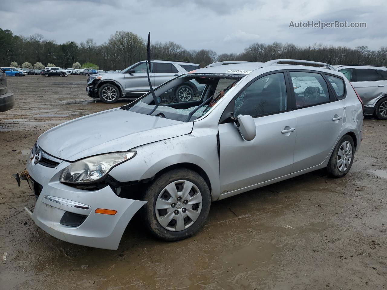 2011 Hyundai Elantra Touring Gls Silver vin: KMHDC8AE6BU117672