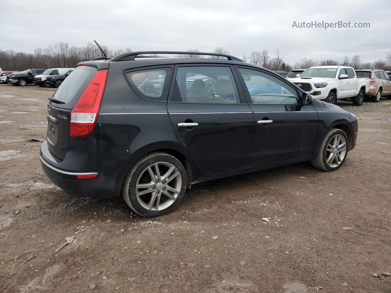 2010 Hyundai Elantra Touring Gls Black vin: KMHDC8AE7AU063121