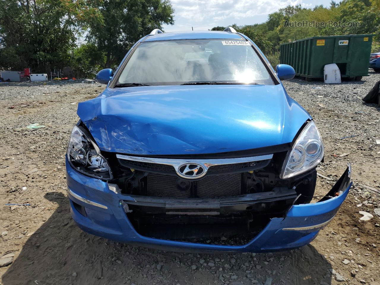 2011 Hyundai Elantra Touring Gls Blue vin: KMHDC8AE7BU087789