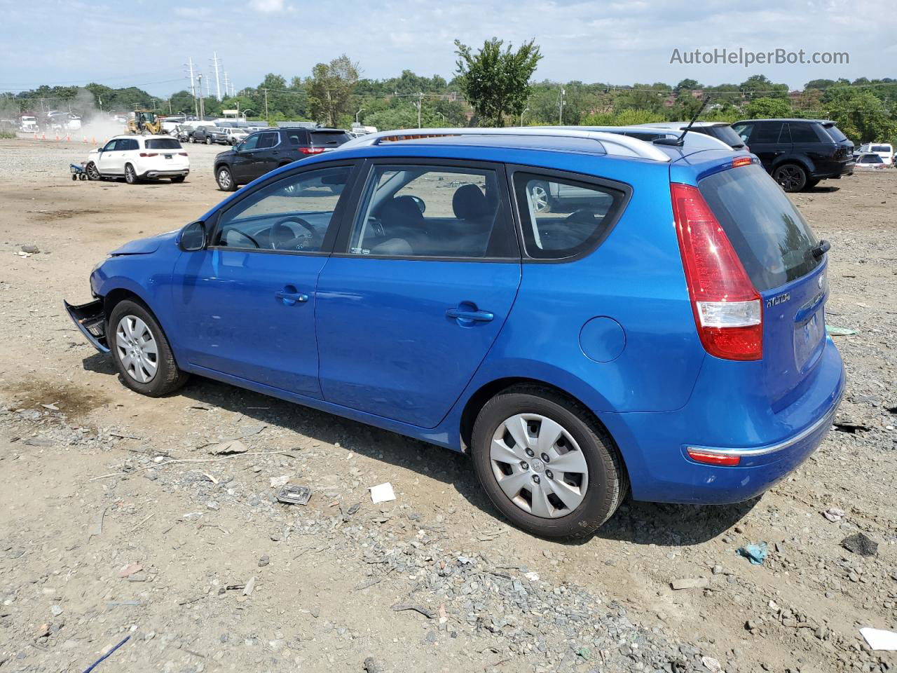 2011 Hyundai Elantra Touring Gls Blue vin: KMHDC8AE7BU087789