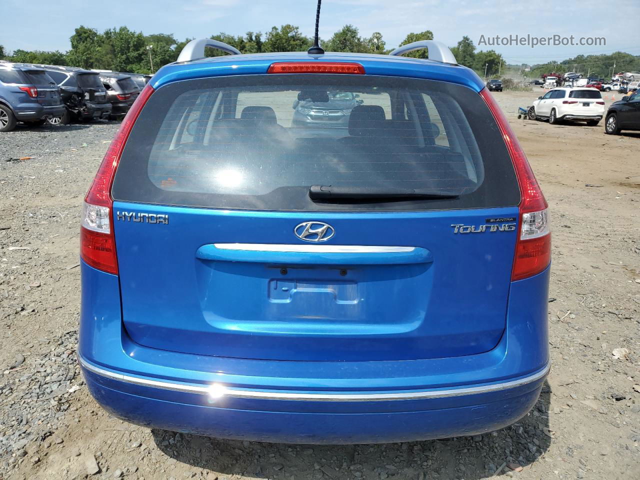 2011 Hyundai Elantra Touring Gls Blue vin: KMHDC8AE7BU087789