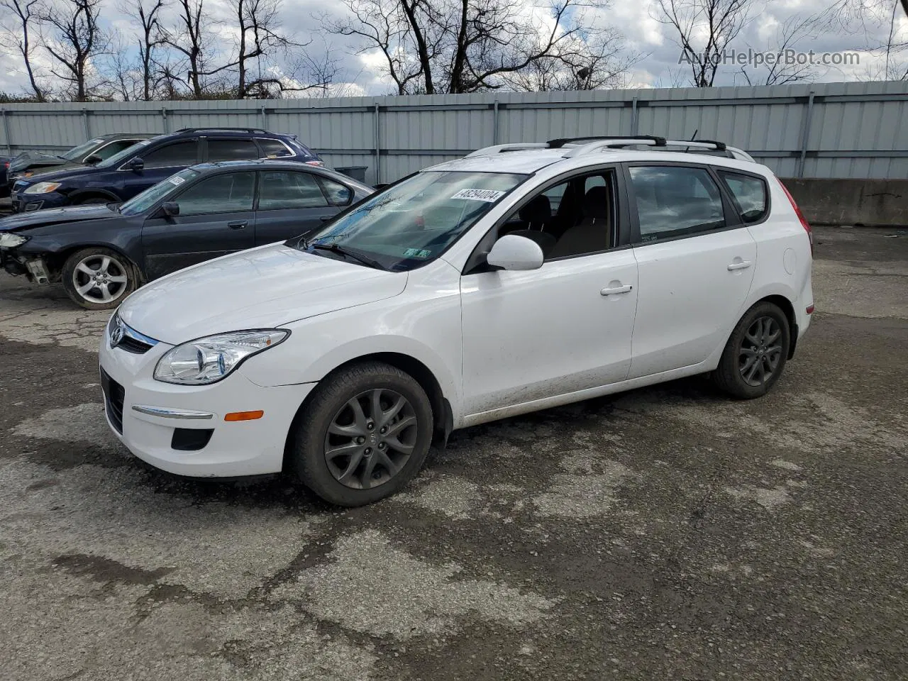 2012 Hyundai Elantra Touring Gls White vin: KMHDC8AE7CU158510