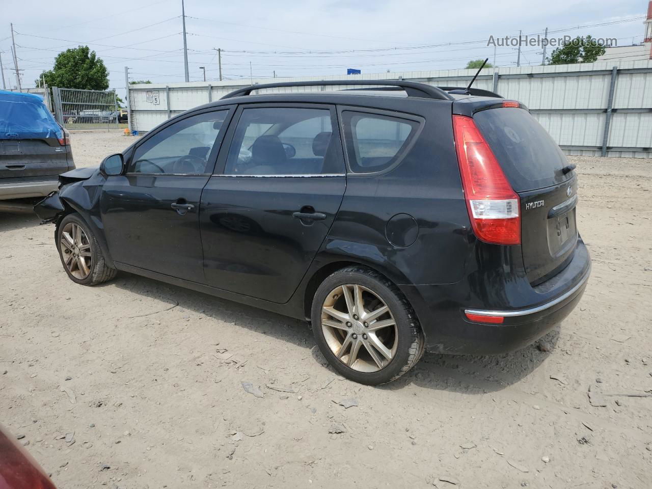 2010 Hyundai Elantra Touring Gls Black vin: KMHDC8AE8AU084060