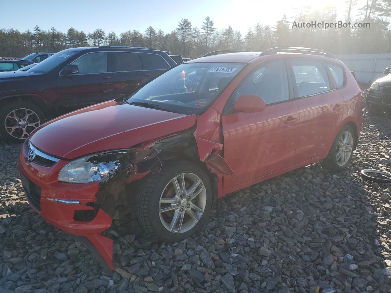 2010 Hyundai Elantra Touring Gls Red vin: KMHDC8AE9AU054808