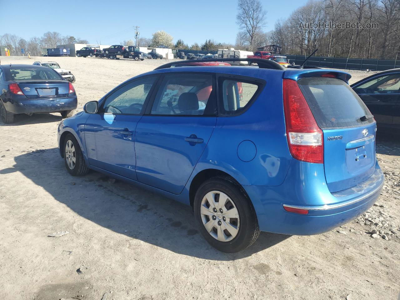 2010 Hyundai Elantra Touring Gls Blue vin: KMHDC8AEXAU050900