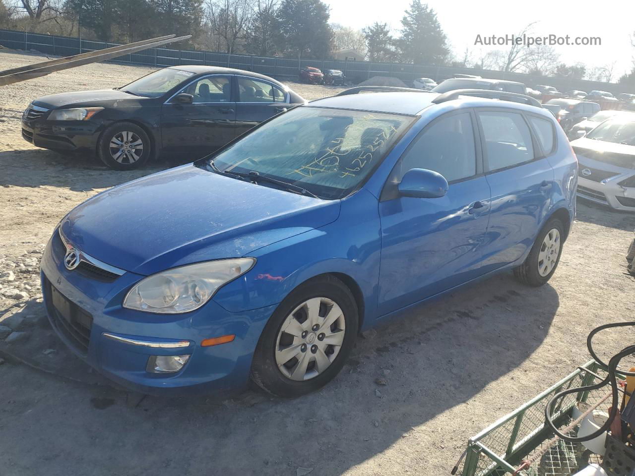 2010 Hyundai Elantra Touring Gls Blue vin: KMHDC8AEXAU050900