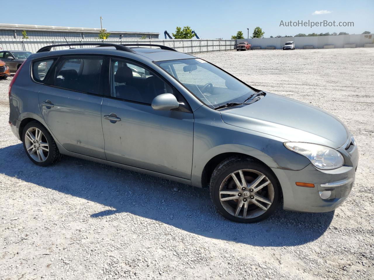 2010 Hyundai Elantra Touring Gls Gray vin: KMHDC8AEXAU064442