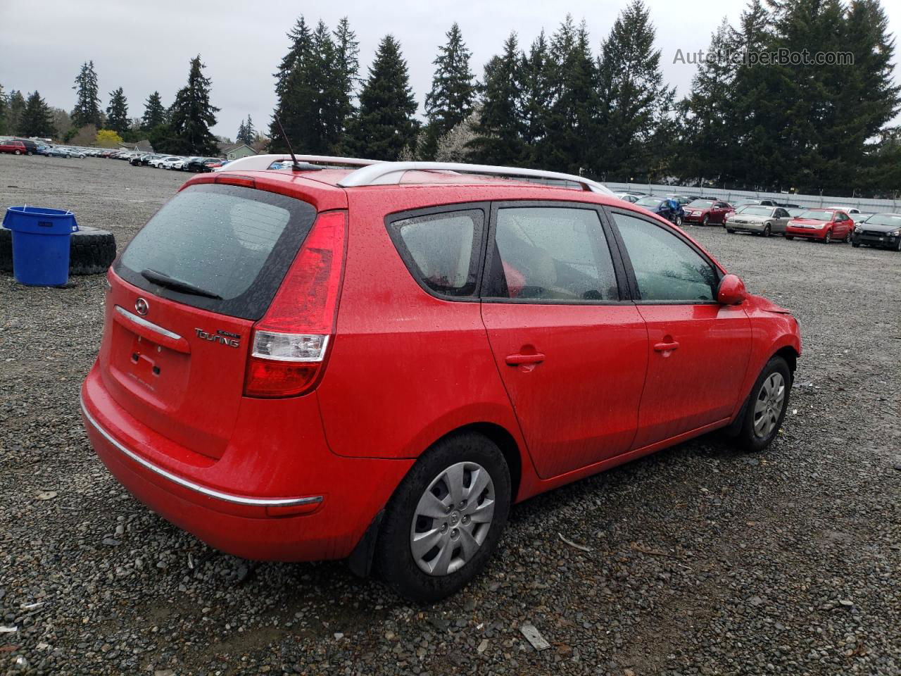 2011 Hyundai Elantra Touring Gls Red vin: KMHDC8AEXBU113477