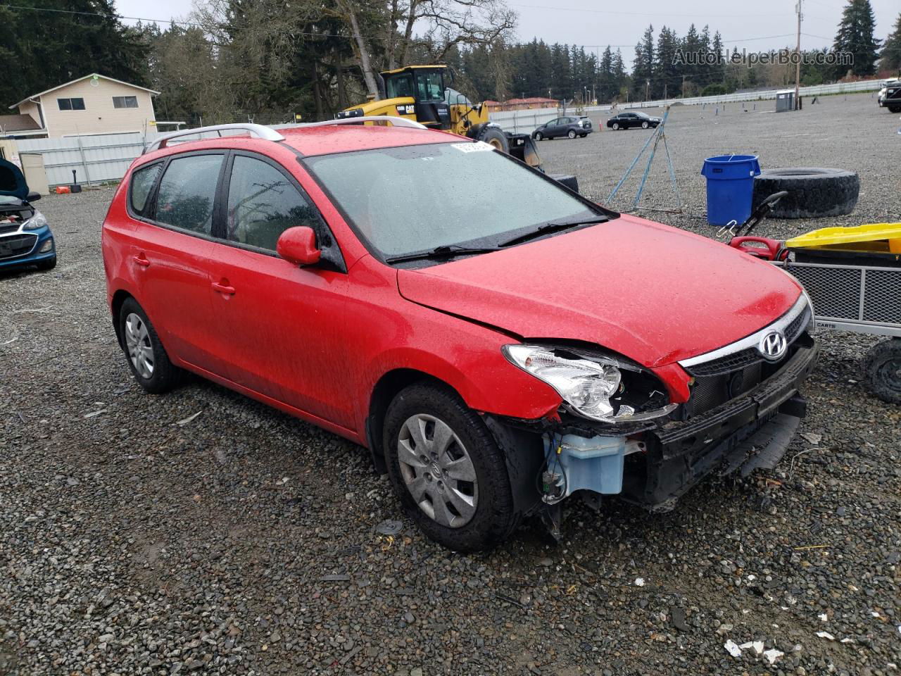 2011 Hyundai Elantra Touring Gls Red vin: KMHDC8AEXBU113477