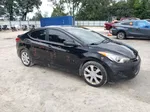 2011 Hyundai Elantra Gls Black vin: KMHDH4AE0BU086770